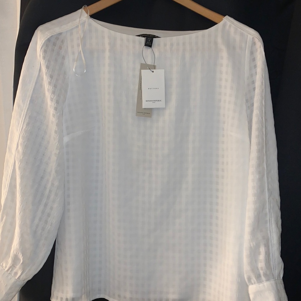 NWT White Banana Republic Top